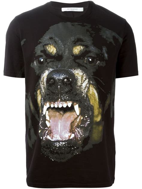 rottweiler print givenchy|Givenchy rottweiler graphic shirt.